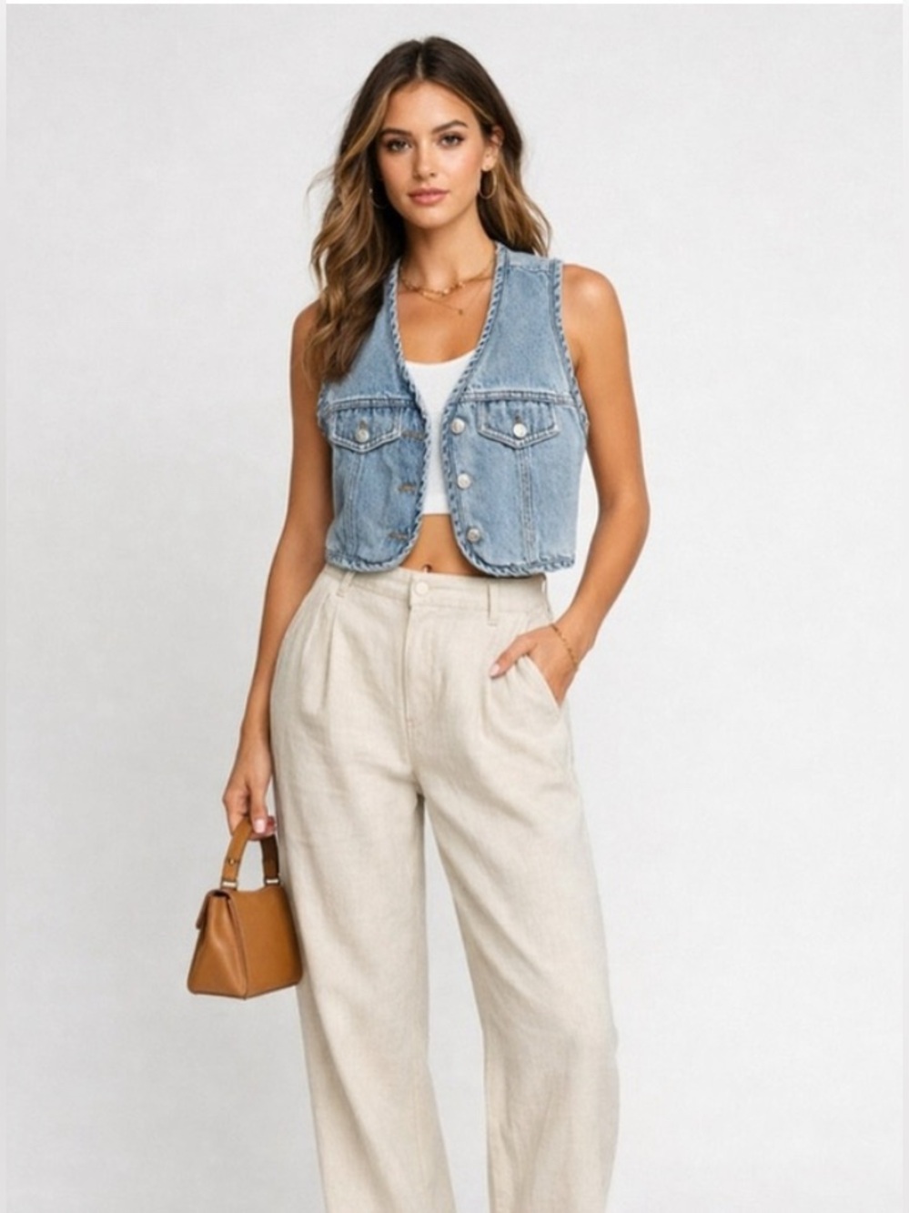Hot & the Gang  Vintage Denim Vest